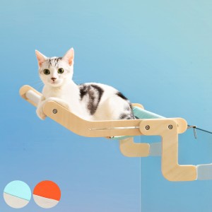 ハンモック ミオファン 猫 ペット 壁 室内 （ MewooFun 猫用ハンモック 猫ハンモック 引っ掛け固定タイプ 洗える ねこ キャット 安定 オ