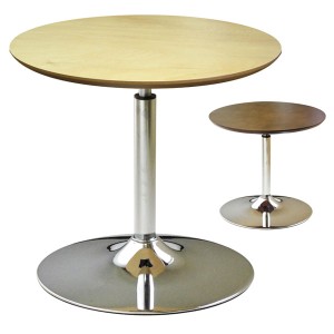 丸テーブル　コーンリフトテーブル　昇降式 （ 送料無料 デスク コーヒーテーブル 円形　机　高さ調節　センターテーブル　リビングテー