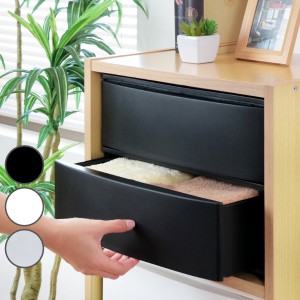 収納ケース 引き出し 幅39×奥行26.5×高さ26.5cm ワイド 深2段 ( 収納ボックス プラスチック 小物 収納 積み重ね スタッキング ナチュ