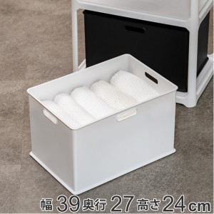 収納ボックス 収納ケース ナチュラ インボックス L プラスチック 日本製 ( 小物入れ 収納 カラーボックス インナーボックス おもちゃ箱