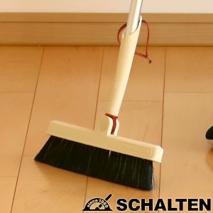 ほうき SCHALTEN フロアブルーム （ シャルテン ホウキ 箒 おしゃれ 日本製 掃除 床掃除 掃き掃除 屋外 屋内 ホワイト レトロ 掃除道具 