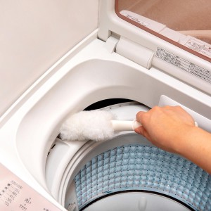 洗濯機ブラシ びっくりフレッシュ びっくり洗濯機の汚れ取りま〜す （ ブラシ モップ 洗濯機 磁石 マグネット 吸盤 くっつく 収納 ケース