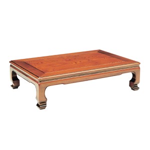座卓　ローテーブル　木製　華月　幅135cm （ 送料無料 ケヤキ 突板仕上げ 欅 日本製 ） 