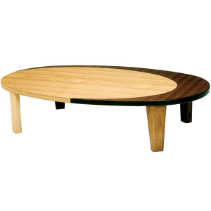 座卓　折れ脚　ローテーブル　木製　クラン　オーバル型　幅150cm （ 送料無料 テーブル 折りたたみ ちゃぶ台 ナラ ウォールナット 突板