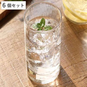 グラス 435ml オンザロック 生活の器 ガラス 6個セット （ 食洗機対応 カップ コップ 食器 ガラスコップ シンプル クリア 透明 来客用 普