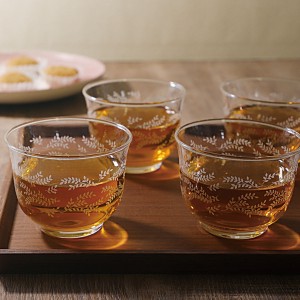 グラスセット 205ml 冷茶 ガラス （ 食洗機対応 グラス 冷茶グラス 来客用 コップ 上品 ガラス製 日本製 お茶 麦茶 ガラス食器 おしゃれ 