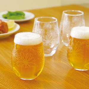 タンブラーセット 325ml ガラス （ 食洗機対応 タンブラー グラス ビアグラス 来客用 コップ 上品 ガラス製 日本製 お茶 アイスコーヒー 