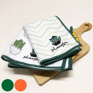 ふきん 2枚入り キッチンクロス PLANTS （ 布巾 フキン 台拭き 食器拭き キッチンクロス テーブル布巾 キッチンタオル 食器拭きクロス 台