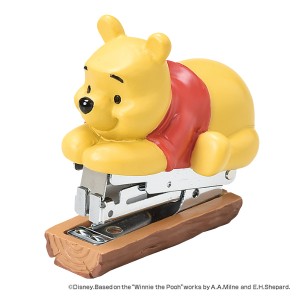 ステープラー POOH くまのプーさん ステーショナリー 文房具 （ 文具 雑貨 インテリア 事務用品 オフィス用品 置物 オブジェ ディスプレ