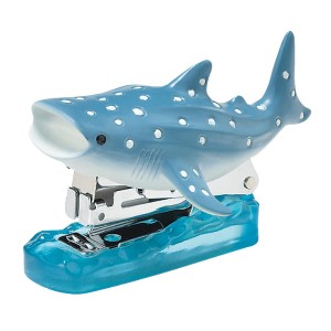 ステープラー ジンベイザメ ステンプラー STAPLER 水族館 （ 文房具 雑貨 ステーショナリー ミニ 生き物 サメ かわいい インテリア デス