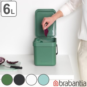 brabantia ゴミ箱 6L ソート＆ゴー ウェイストビン ふた付き （ ごみ箱 ブラバンシア ダストボックス ごみばこ 6リットル おしゃれ 壁掛