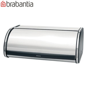 ブレッドケース brabantia ブレッドビン ロールトップ クローム （ ブラバンシア ステンレス パンケース ブレッドボックス パン入れ 食パ