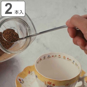 コーヒーサーバー スプーン 17cm インスタント用 ステンレス 2本組 （ 食洗器対応 カトラリー ステンレス製 日本製 柄 長い コーヒー粉 