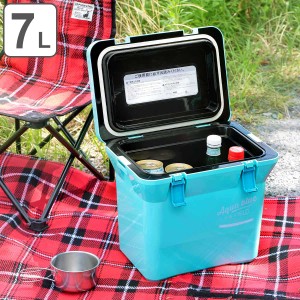 クーラーボックス 7L アクアブルー ハードタイプ （ クーラーBOX ハード 保冷 保温 クーラーバッグ アウトドア バーベキュー BBQ キャン