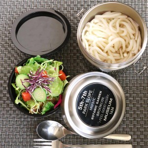 弁当箱 保温 抗菌 640ml 丼 真空 ステンレス 保温弁当箱 ブルックリン （ レンジ対応 保冷 お弁当箱 ランチボックス ランチジャー レンジ