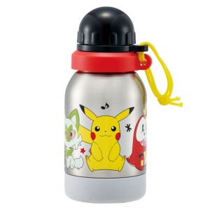 水筒 380ml ステンレス一層ボトル ポケモン23N （ ポケモン 直飲み 常温 健康 ドリンク ステンレスボトル マグ ボトル 軽量 直のみ ダイ