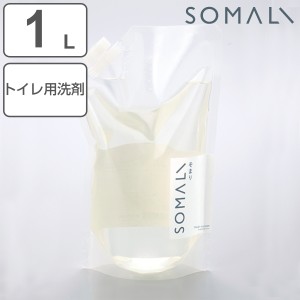 SOMALI トイレクリーナー詰替用 1000ml （ そまり トイレ クリーナー 詰め替え用 純石けん 無添加 天然素材 泡スプレー トイレ掃除 掃除 