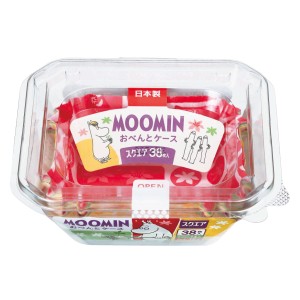 おかずカップ ムーミンお弁当ケース スクエア 38枚入り （ MOOMIN お弁当カップ レンジ対応 オーブン対応 おかず入れ 子供 日本製 角型 