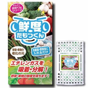 脱臭剤 冷蔵庫用 野菜室用 鮮度たもつくん 1個入 （ 冷蔵庫 野菜室 鮮度保持グッズ 抗菌 エチレンガス 野菜 果物 新鮮 みかん箱 野菜スト