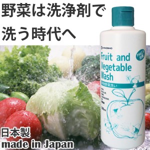 果物野菜洗い　野菜洗浄剤　フルーツ＆ベジタブルウォッシュ　本体　290ml （ 生野菜用 野菜洗い 果物洗い 洗剤 洗浄剤 くだもの洗い 洗