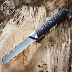 包丁 STEAK CHAMP CHEF’S OUTDOOR FOLDING KNIFE 12cm アウトドア （ ナイフ 折りたたみナイフ キャンプ BBQ 調理 料理 屋外 バーべキュ