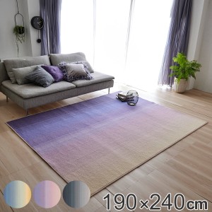 ラグ スミノエ ソライロ 190×240cm 防ダニ加工 アレルブロック （ カーペット 絨毯 マット ラグマット 機能ラグ 長方形 3畳 日本製 オー