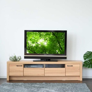 テレビ台 ローボード オーク柄 ナチュラルデザイン 約幅180cm （ TV台 TVボード テレビラック テレビ 家具 完成品 TVラック AVラック 収