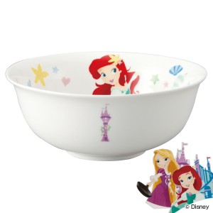 ラーメン鉢 子供 ディズニープリンセス どんぶり 磁器 食器 キャラクター （ 子供用食器 深皿 皿 食洗機対応 お皿 電子レンジ対応 うどん