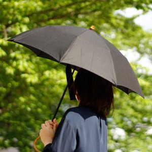 日傘 SUR MER 麻無地 ベルクロテープ 折りたたみ 晴雨兼用 日本製 （ sur mer 折りたたみ傘 雨傘 レディース 麻 無地 UVカット おしゃれ 