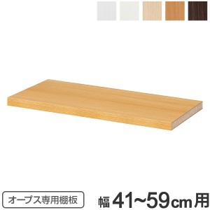 オープス専用 追加棚板 幅41〜59cm用 （ 収納棚 棚板 可動棚 オーダー セミオーダー 追加棚 棚 本棚 収納棚 シェルフ 収納ラック オプシ