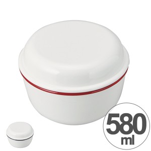 お弁当箱 ランチボウル 2段 丸型 レトロモーダ 580ml ( 弁当箱 ランチボックス 食洗機対応 日本製 ホーロー風 シール蓋付き 二段