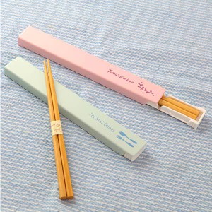 箸&箸箱セット オールドウッド 箸 箸箱 カトラリー ( はし お箸 ケース 天然木 女性 日本製 弁当 ランチ 携帯用カトラリー ハシ 箸&箸