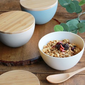 ボウル 12cm プラスチック ナチュラルテーブル Natural Table 皿 食器 洋食器 日本製 （ 電子レンジ対応 食洗機対応 中鉢 フタ付き スタ