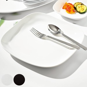 プレート M 23cm モダンスクエア HAKOYA プラスチック （ 食洗機対応 電子レンジ対応 皿 角皿 大皿 盛り皿 盛皿 日本製 プラスチック製 