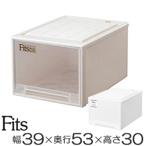 収納ケース Fits フィッツ フィッツケース フィッツケースクローゼット L-53 ( 収納 収納ボックス 衣装ケース ホワイト 押入れ収納 引き