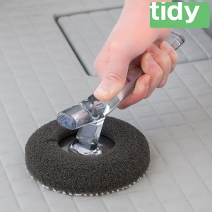 tidy バススポンジ ハンディタイプ HandySponge （ ティディ お風呂掃除 ブラシ スポンジ 浴室 浴槽 掃除 バスタブ 風呂床 ミクロブラシ 