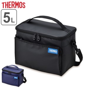 保冷バッグ クーラーバッグ サーモス thermos 折りたたみ 5L ( ソフトクーラー コンパクト 2WAY エコバッグ 5リットル 折り畳み メッシ