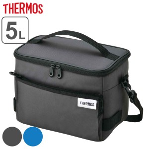 保冷バッグ 5L サーモス ソフトクーラー （ thermos クーラーバッグ 折りたたみ 保冷 5リットル 小型 コンパクト 2WAY エコバッグ 軽量 