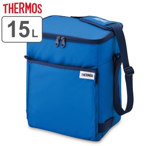 保冷バッグ 15L サーモス ソフトクーラー （ THERMOS クーラーバッグ 保冷 大容量 折りたたみ コンパクト 15リットル 小型 2WAY エコバッ