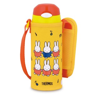 サーモス 水筒 キッズ 400ml ステンレス ミッフィー 真空断熱ストローボトル FHL-403FB （ THERMOS miffy 保冷 ワンプッシュ スポーツド