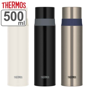 水筒 サーモス ステンレススリムボトル コップ付き FFM-502 500ml （ THERMOS 保温 保冷 ステンレスボトル コップタイプ スポーツドリン