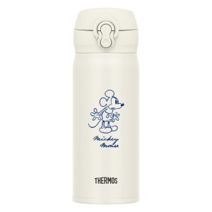 サーモス 水筒 真空断熱ケータイマグ 400ml ミッキー （ THERMOS マグボトル 保温 保冷 直飲み ワンタッチ ステンレスボトル 軽量 ミッキ