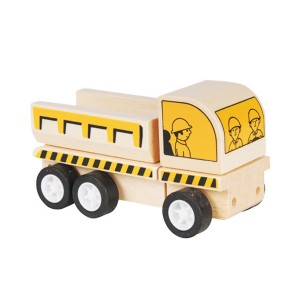 おもちゃ はたらくくるま工事現場 ダンプカー 木製 （ 木製おもちゃ 木のおもちゃ 働く車 玩具 3歳 子ども キッズ 幼児 男の子 知育玩具 