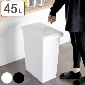 ゴミ箱 45L ユニード ロック＆プッシュ ふた付き （ 45リットル 45l 密閉 臭わない パッキン ごみ箱 幅27 ダストボックス 分別 棚下 スリ