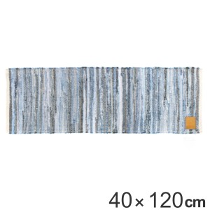 玄関マット 室内用 40×120cm リユースデニム デニムチンディシリーズ （ 玄関 マット 屋内 室内 厚さ1cm デニム チンディ フロアマット 