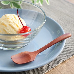 アイスクリームスプーン WOODN 13cm スプーン 天然木 木製 （ アイススプーン カトラリー 洋食器 サオ 木製食器 アイス デザート 木 おし