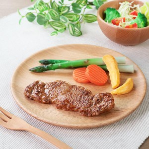 プレート 24cm L プレートディッシュ 木製 皿 食器 洋食器 天然木 ビーチ （ 大皿 木 丸皿 木製プレート ワンプレート 木製食器 お盆 ト