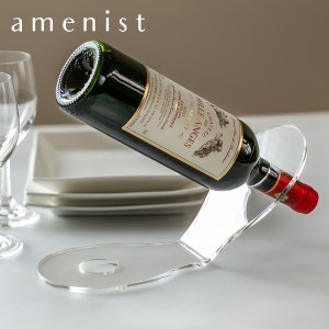 ワインボトルスタンド amenist アクリル製 日本製 （ ワイン 収納 ワインホルダー ワインラック おしゃれ アクリル スタンド 卓上 ディス