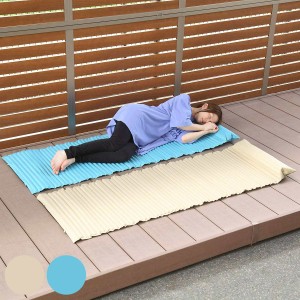 キャンプマット 60×176.5cm リラックスマット 枕付き ( レジャーマット シート マット 軽量 折りたたみ ごろ寝 昼寝 軽い アウトドア