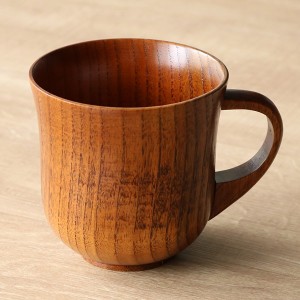マグカップ 260ml 木製 漆 ティーカップ 天然木 食器 （ コップ マグ カップ コーヒーカップ 木 漆塗り 木目 木製食器 漆塗 塗り おしゃ